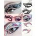 Цветная временная тату на глаза (на веко, бровь, висок) Eye Liner Sticker Shadow